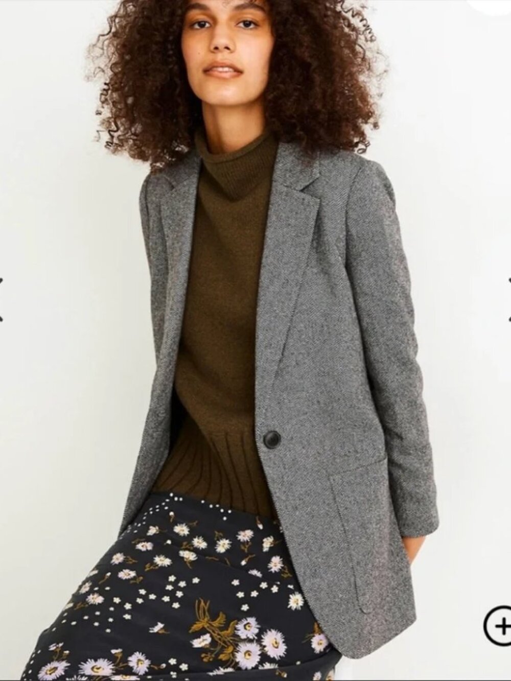 Madewell Larsen Blazer in Herringbone
